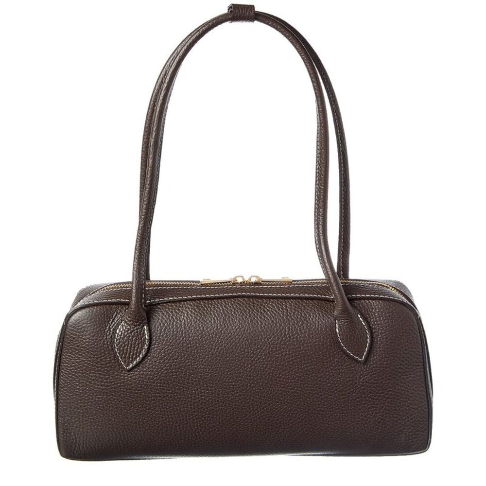 Isabella Rossetti Fleur Leather Handbag, Brown